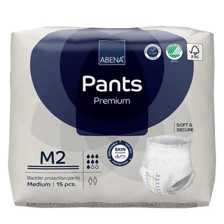 Βρακάκια ABENA Pants M2 Premium, Νύχτας, 15τεμ.