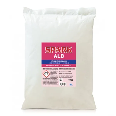 SPARK ALB Λευκαντική Σκόνη Πλυντ. Ρούχων 10kg